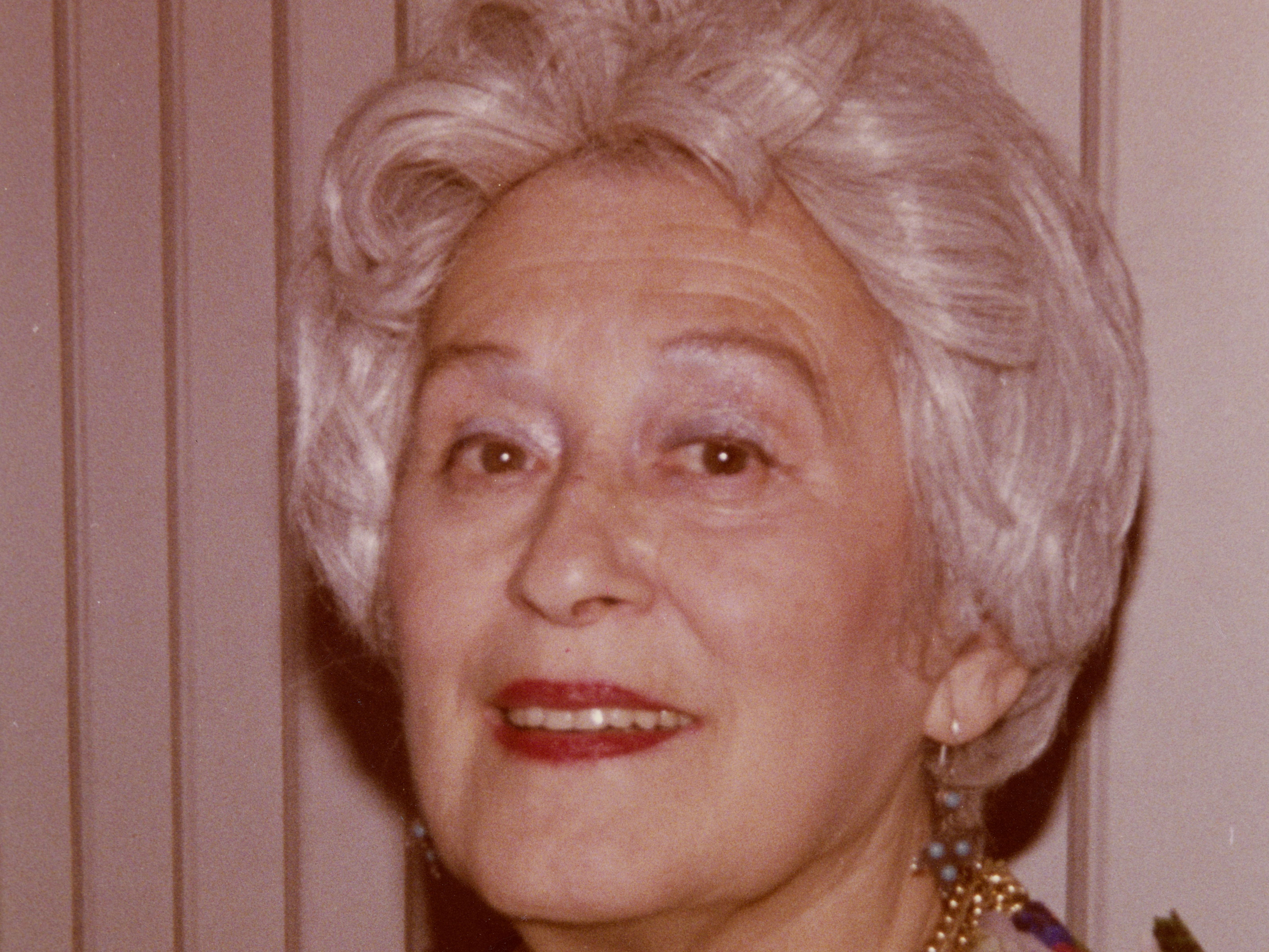 Rosa Kurtz, portrait photograph, 1980s