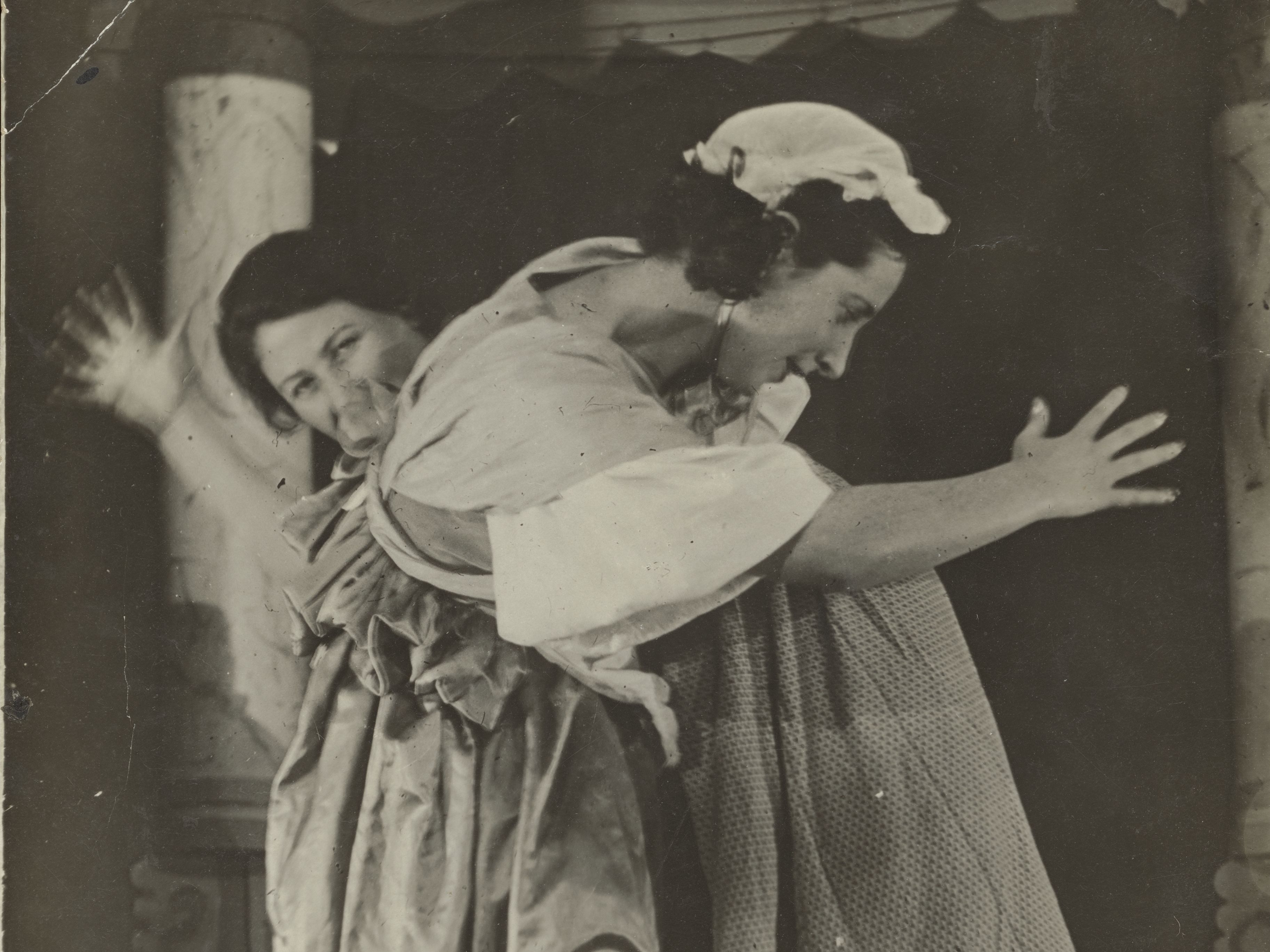Nekhama Sirotina in "The Marriage of Figaro," photograph, 1937