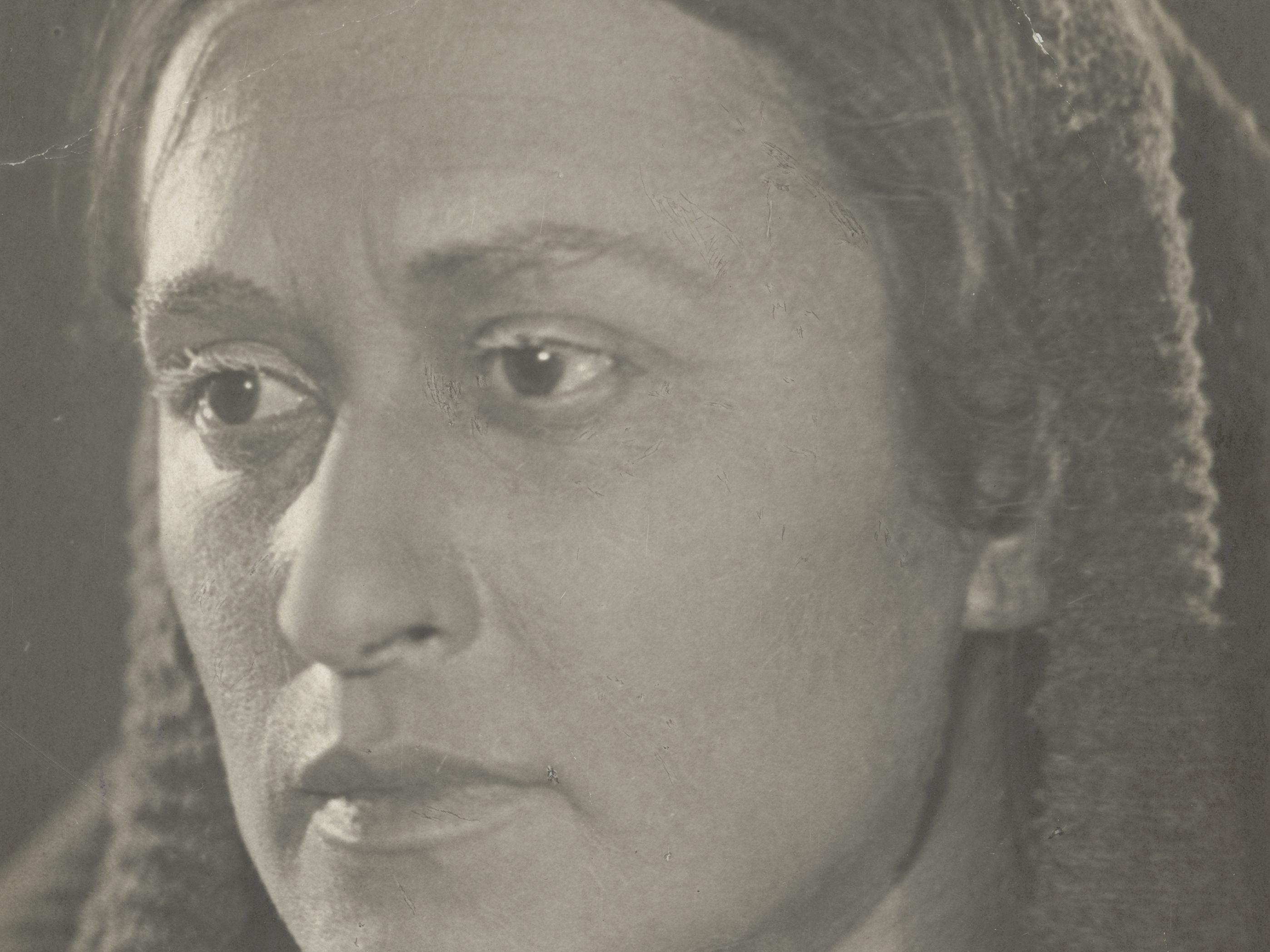 Character photo of Rosa Kurtz in GOSET play "The Feast," 1940s