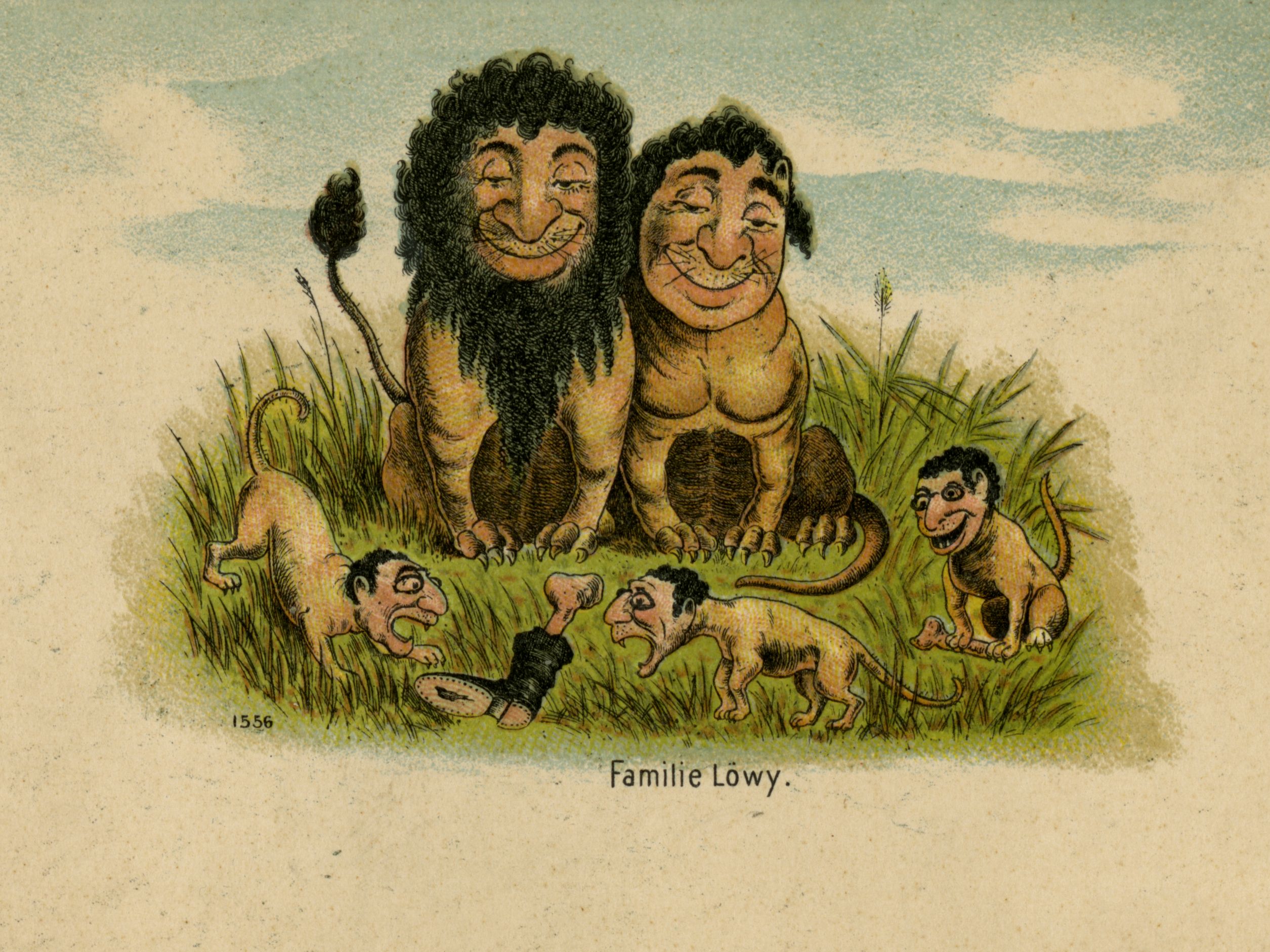 "Lion family," ca. 1900