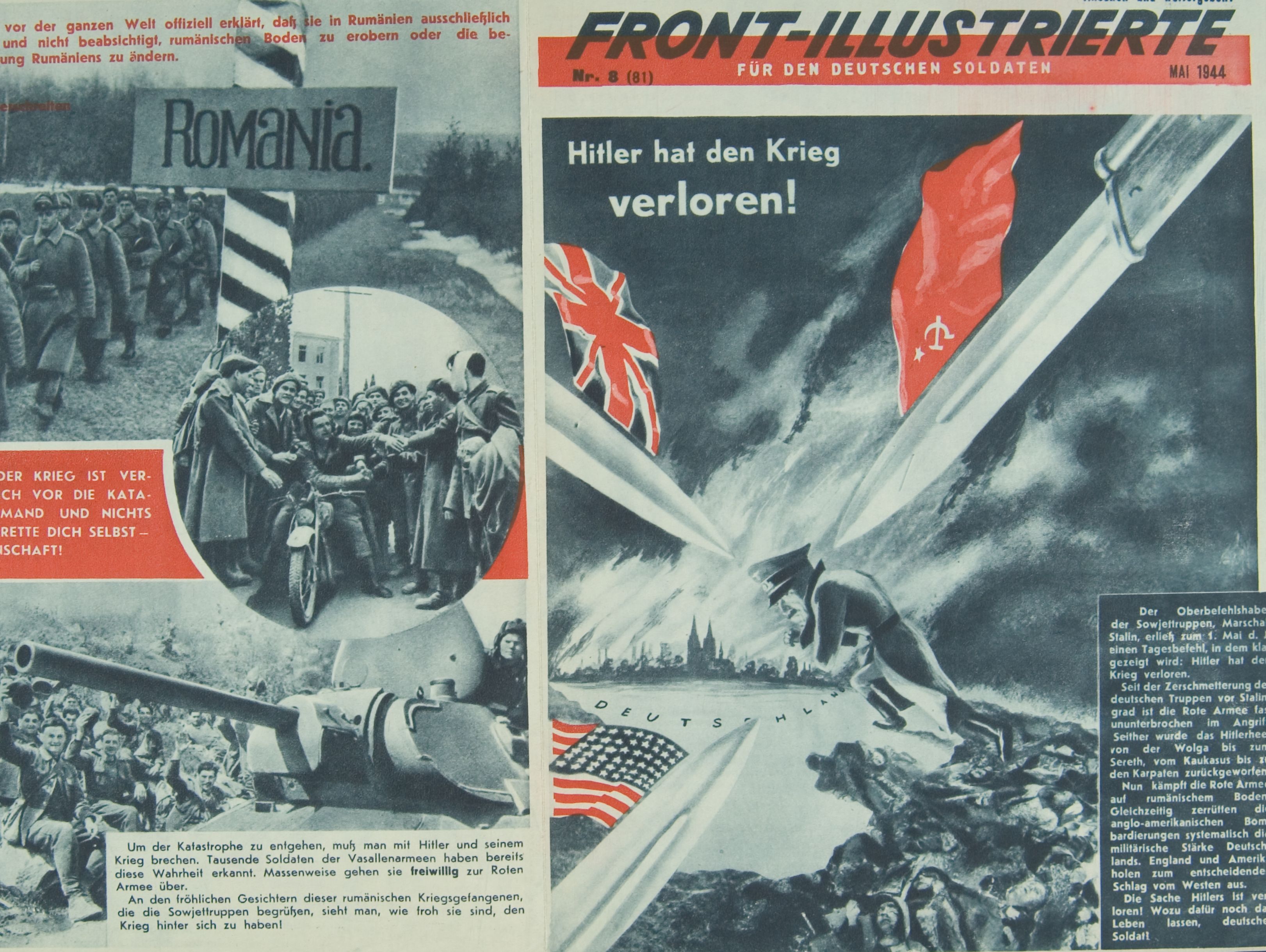 "Front-Illustrierte," no. 8 (81), May 1944