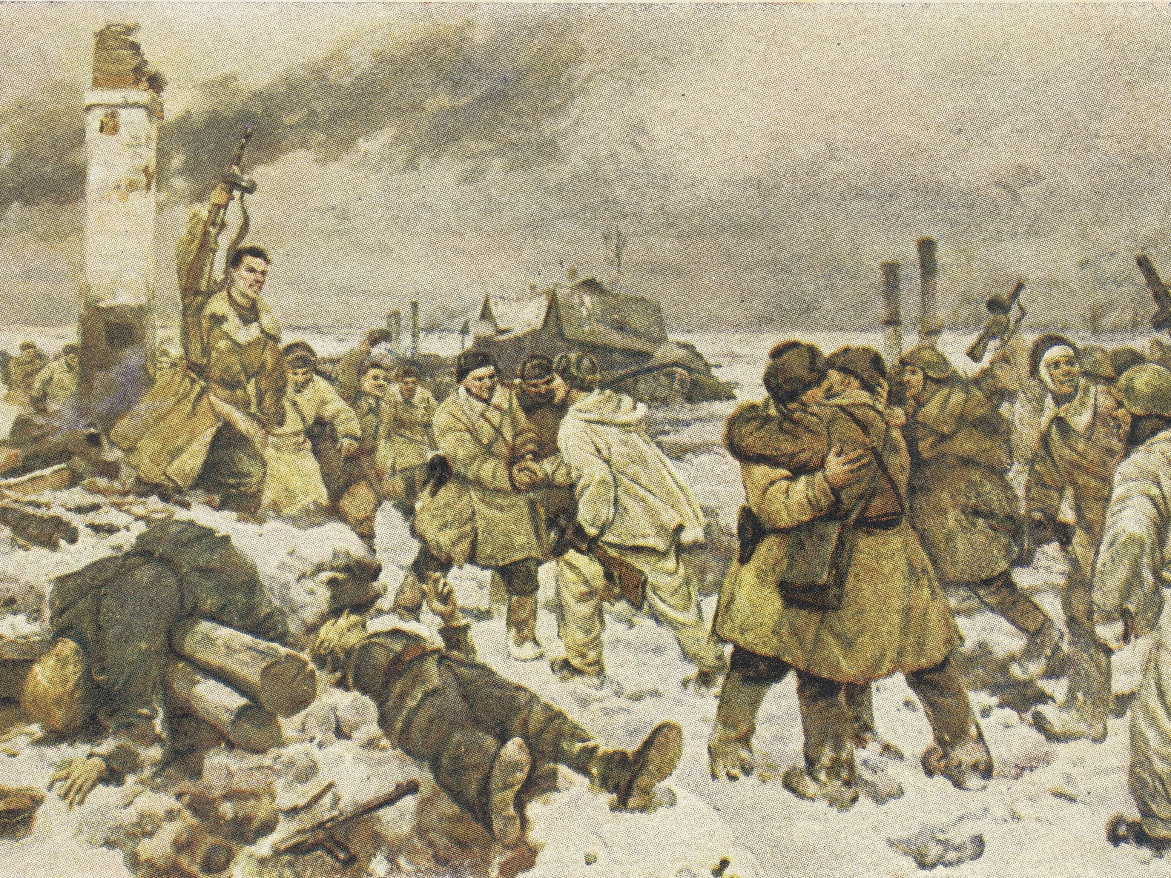 "Breaking the blockade," 1945