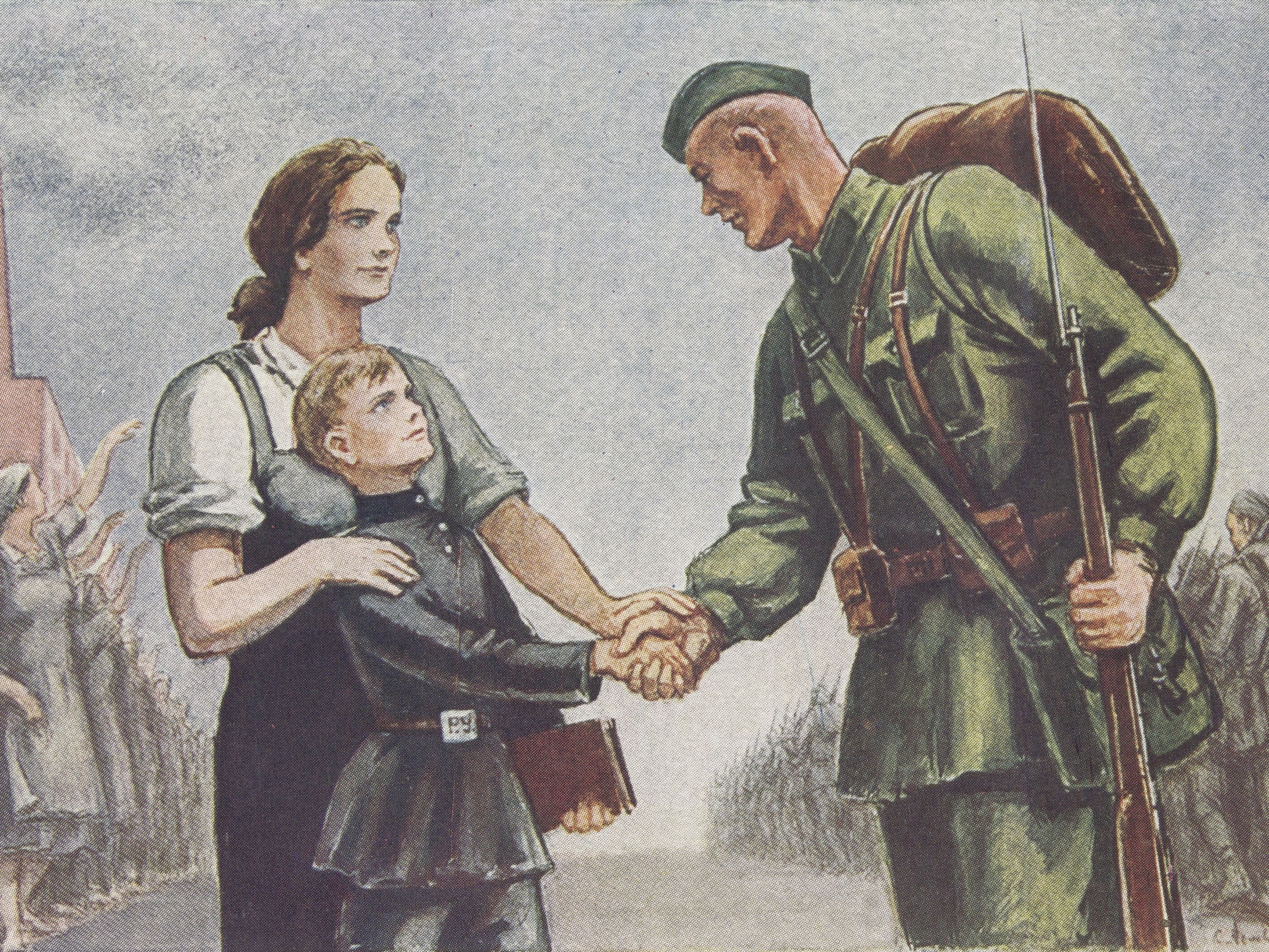 "I will aid you with Stakhanovite labor," 1941