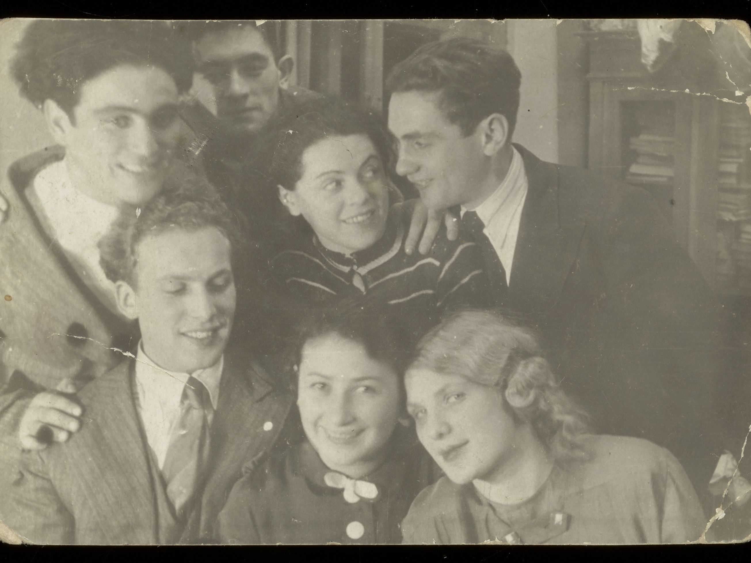 Student actors, photograph, undated